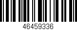 Código de barras (EAN, GTIN, SKU, ISBN): '46459336'