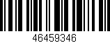 Código de barras (EAN, GTIN, SKU, ISBN): '46459346'