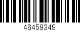 Código de barras (EAN, GTIN, SKU, ISBN): '46459349'