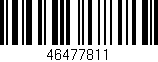Código de barras (EAN, GTIN, SKU, ISBN): '46477811'