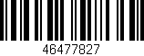 Código de barras (EAN, GTIN, SKU, ISBN): '46477827'