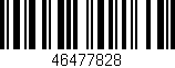 Código de barras (EAN, GTIN, SKU, ISBN): '46477828'