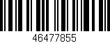 Código de barras (EAN, GTIN, SKU, ISBN): '46477855'