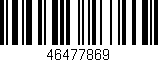Código de barras (EAN, GTIN, SKU, ISBN): '46477869'