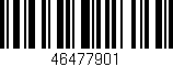 Código de barras (EAN, GTIN, SKU, ISBN): '46477901'