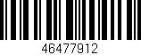 Código de barras (EAN, GTIN, SKU, ISBN): '46477912'