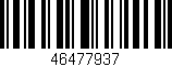 Código de barras (EAN, GTIN, SKU, ISBN): '46477937'