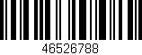 Código de barras (EAN, GTIN, SKU, ISBN): '46526788'