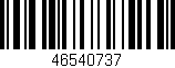Código de barras (EAN, GTIN, SKU, ISBN): '46540737'