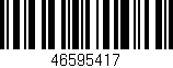 Código de barras (EAN, GTIN, SKU, ISBN): '46595417'