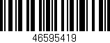 Código de barras (EAN, GTIN, SKU, ISBN): '46595419'