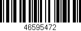 Código de barras (EAN, GTIN, SKU, ISBN): '46595472'