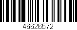 Código de barras (EAN, GTIN, SKU, ISBN): '46626572'