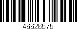Código de barras (EAN, GTIN, SKU, ISBN): '46626575'