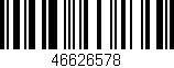 Código de barras (EAN, GTIN, SKU, ISBN): '46626578'