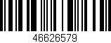 Código de barras (EAN, GTIN, SKU, ISBN): '46626579'