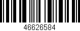 Código de barras (EAN, GTIN, SKU, ISBN): '46626584'