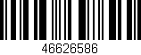 Código de barras (EAN, GTIN, SKU, ISBN): '46626586'
