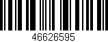 Código de barras (EAN, GTIN, SKU, ISBN): '46626595'