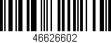Código de barras (EAN, GTIN, SKU, ISBN): '46626602'