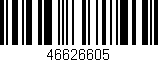 Código de barras (EAN, GTIN, SKU, ISBN): '46626605'
