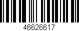 Código de barras (EAN, GTIN, SKU, ISBN): '46626617'