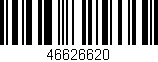 Código de barras (EAN, GTIN, SKU, ISBN): '46626620'
