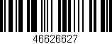 Código de barras (EAN, GTIN, SKU, ISBN): '46626627'