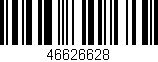 Código de barras (EAN, GTIN, SKU, ISBN): '46626628'
