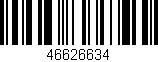 Código de barras (EAN, GTIN, SKU, ISBN): '46626634'