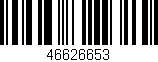 Código de barras (EAN, GTIN, SKU, ISBN): '46626653'