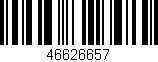 Código de barras (EAN, GTIN, SKU, ISBN): '46626657'