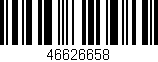 Código de barras (EAN, GTIN, SKU, ISBN): '46626658'