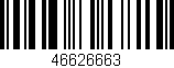 Código de barras (EAN, GTIN, SKU, ISBN): '46626663'