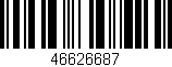 Código de barras (EAN, GTIN, SKU, ISBN): '46626687'