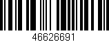 Código de barras (EAN, GTIN, SKU, ISBN): '46626691'