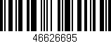 Código de barras (EAN, GTIN, SKU, ISBN): '46626695'