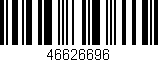Código de barras (EAN, GTIN, SKU, ISBN): '46626696'