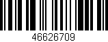 Código de barras (EAN, GTIN, SKU, ISBN): '46626709'