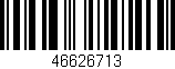 Código de barras (EAN, GTIN, SKU, ISBN): '46626713'
