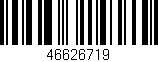 Código de barras (EAN, GTIN, SKU, ISBN): '46626719'