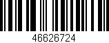 Código de barras (EAN, GTIN, SKU, ISBN): '46626724'