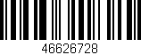 Código de barras (EAN, GTIN, SKU, ISBN): '46626728'