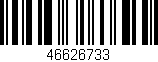 Código de barras (EAN, GTIN, SKU, ISBN): '46626733'