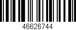 Código de barras (EAN, GTIN, SKU, ISBN): '46626744'
