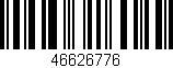 Código de barras (EAN, GTIN, SKU, ISBN): '46626776'