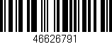 Código de barras (EAN, GTIN, SKU, ISBN): '46626791'
