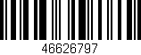 Código de barras (EAN, GTIN, SKU, ISBN): '46626797'