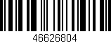 Código de barras (EAN, GTIN, SKU, ISBN): '46626804'