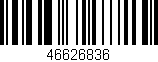 Código de barras (EAN, GTIN, SKU, ISBN): '46626836'